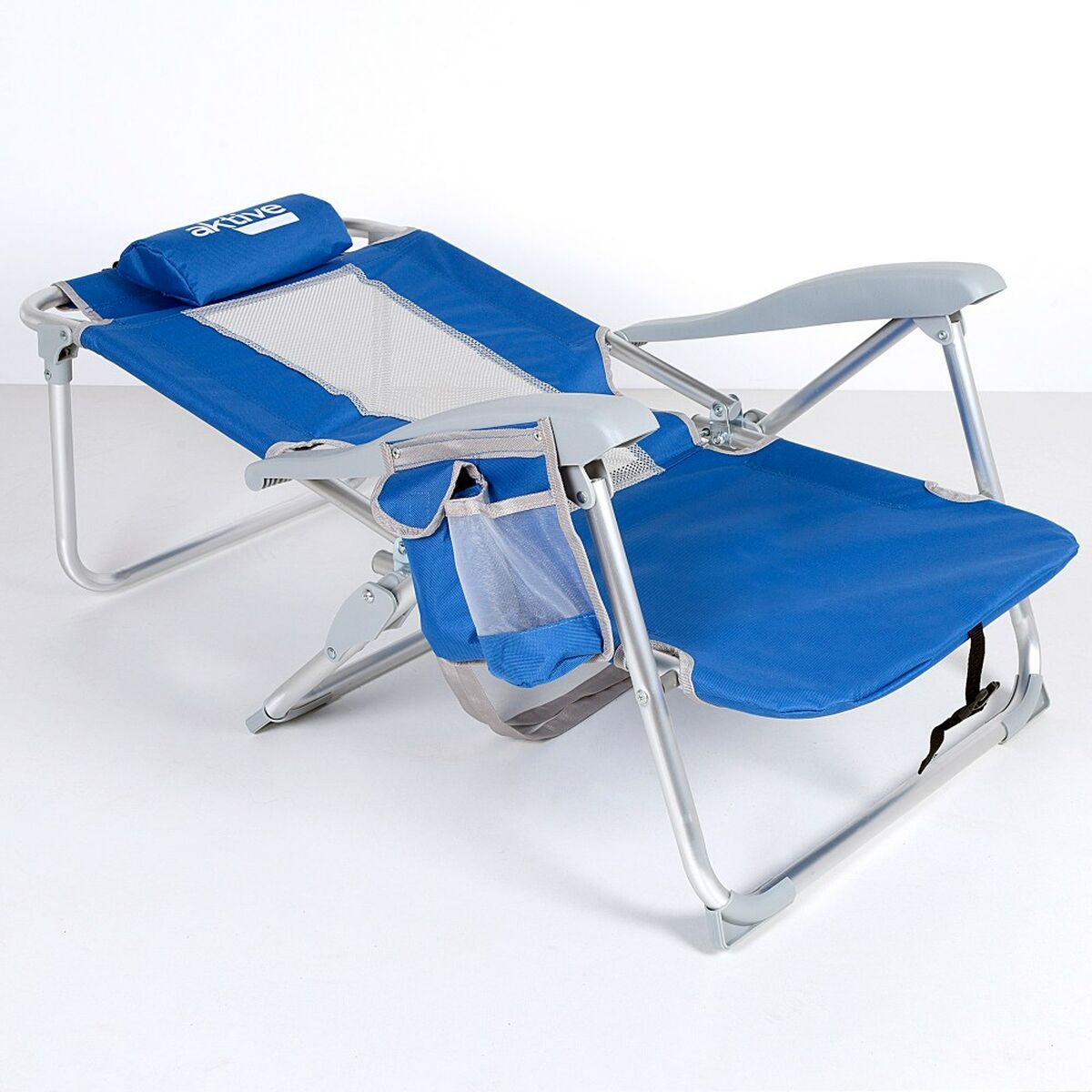 Strandstol Aktive Blå Vit 49 x 78 x 56 cm (2 antal) - 4