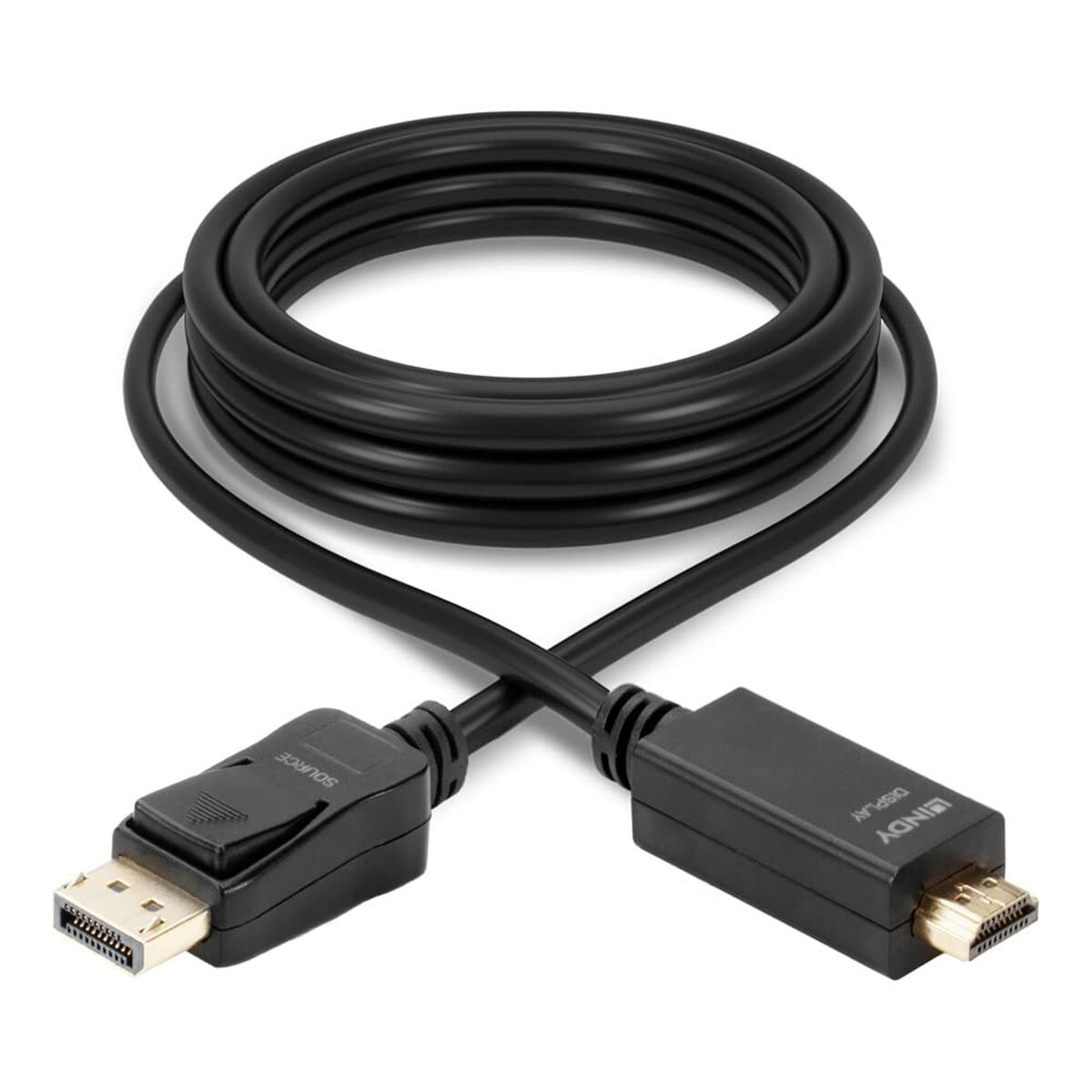 DisplayPort till HDMI Adapter LINDY Svart 3 m