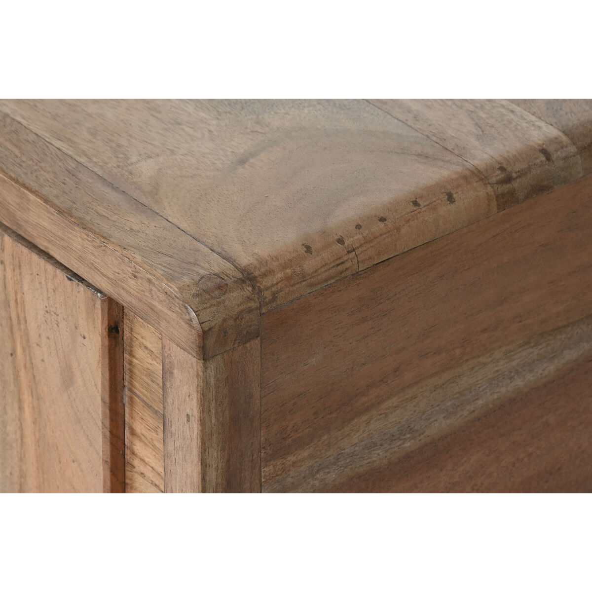 Soffbord Home ESPRIT Naturell Metall Akaciaträ 115 x 70 x 40 cm - 6