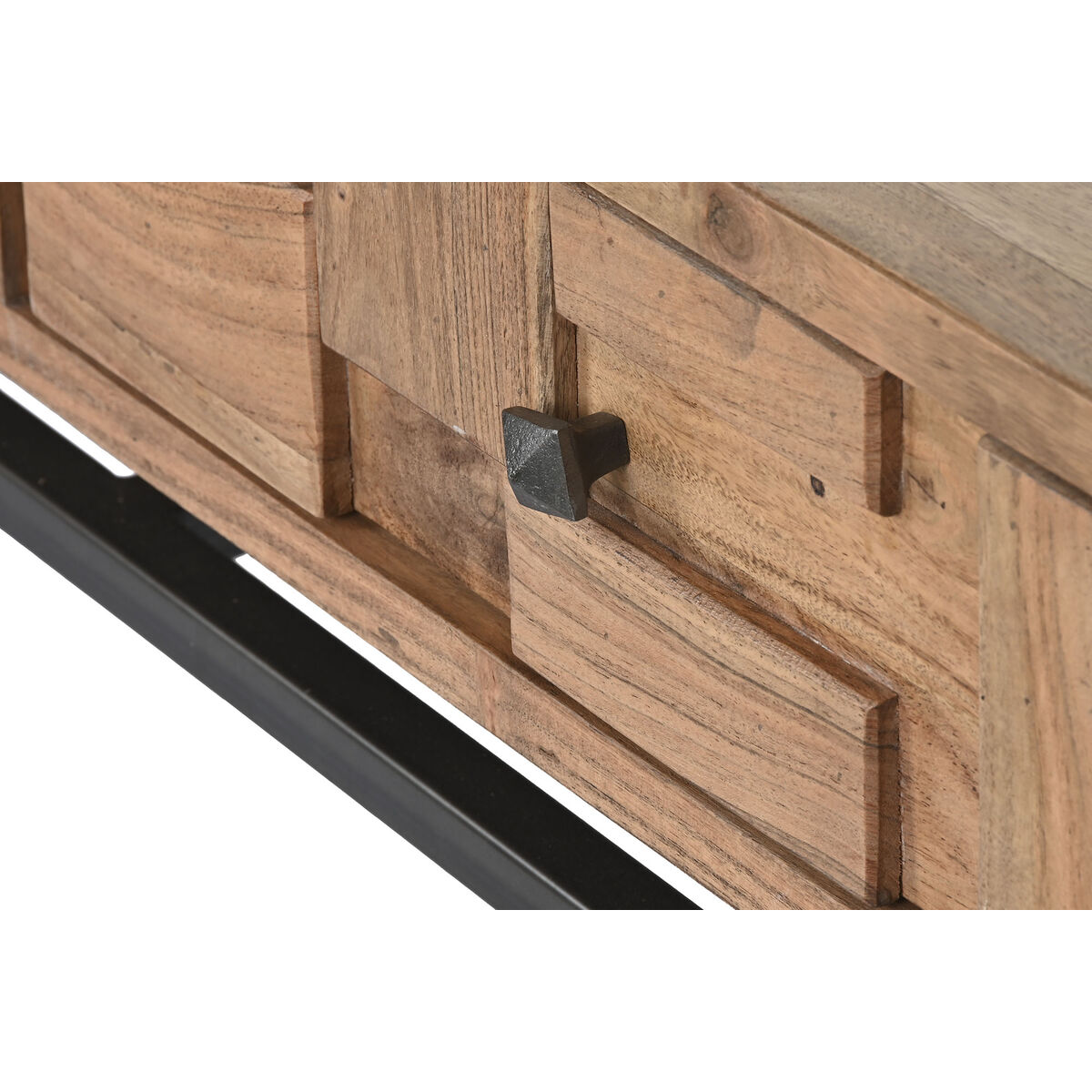 Soffbord Home ESPRIT Naturell Metall Akaciaträ 115 x 70 x 40 cm - 5