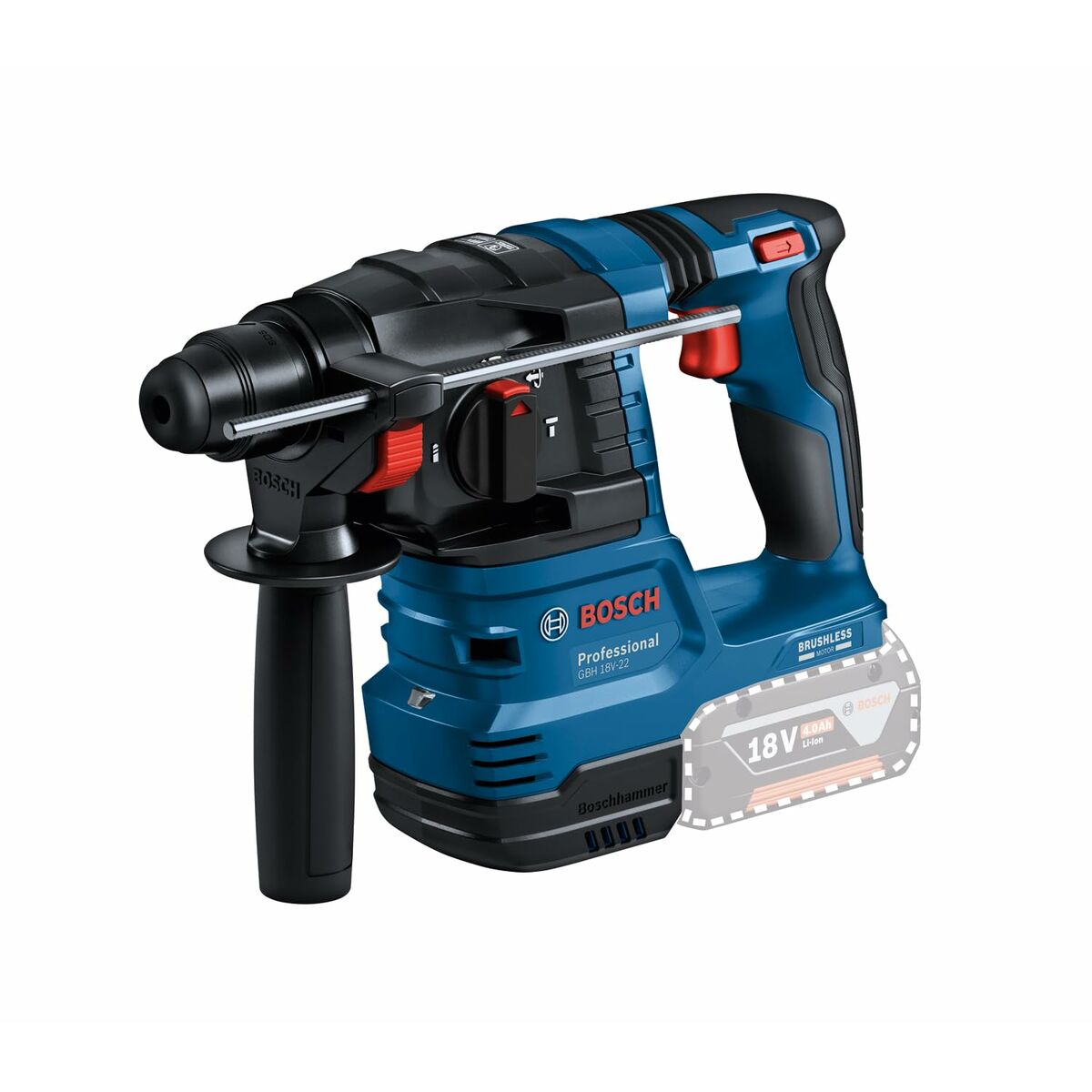 Borr- och tillbehörssats BOSCH GSR 18V-55 + GWS 18V-7 + GBH 18V-22 - 3