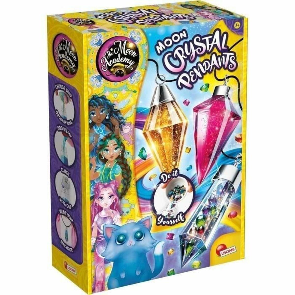 Craft Game Lisciani Giochi The Moon Academy Moon Crystal Pendants