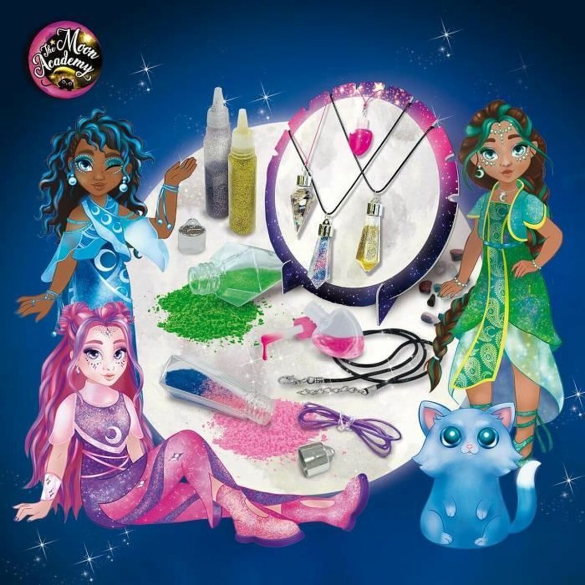 Craft Game Lisciani Giochi The Moon Academy Moon Crystal Pendants - 3
