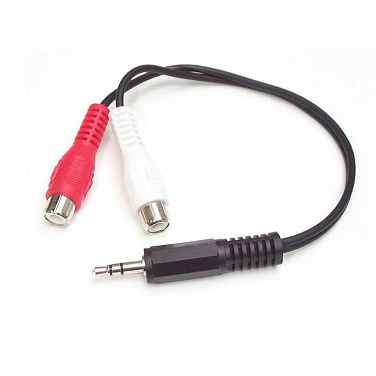 Kabel Audio Jack till RCA Startech MUMFRCA Svart 0,15 m - 2