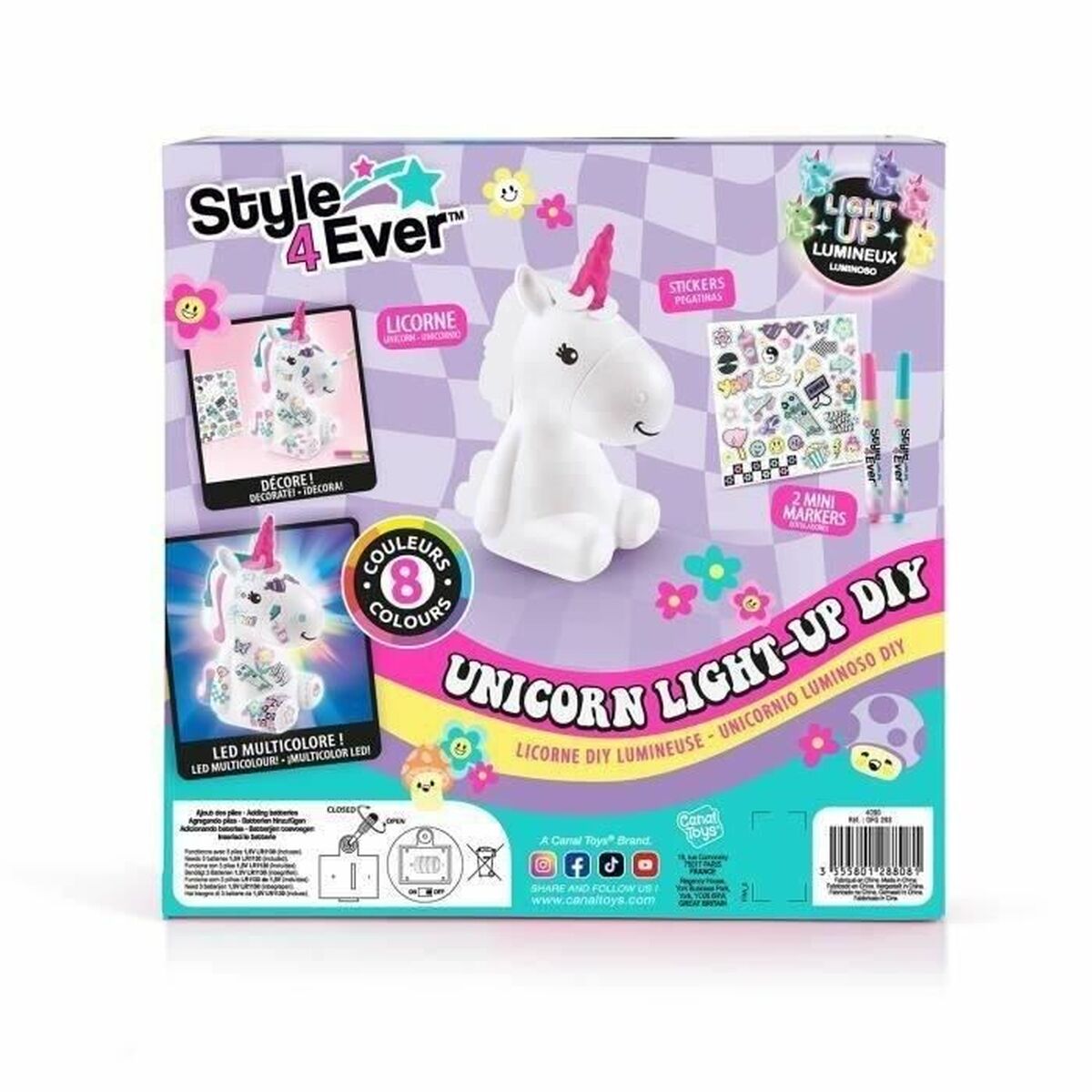 Interaktiv leksak Canal Toys Enhörning Vit - 2