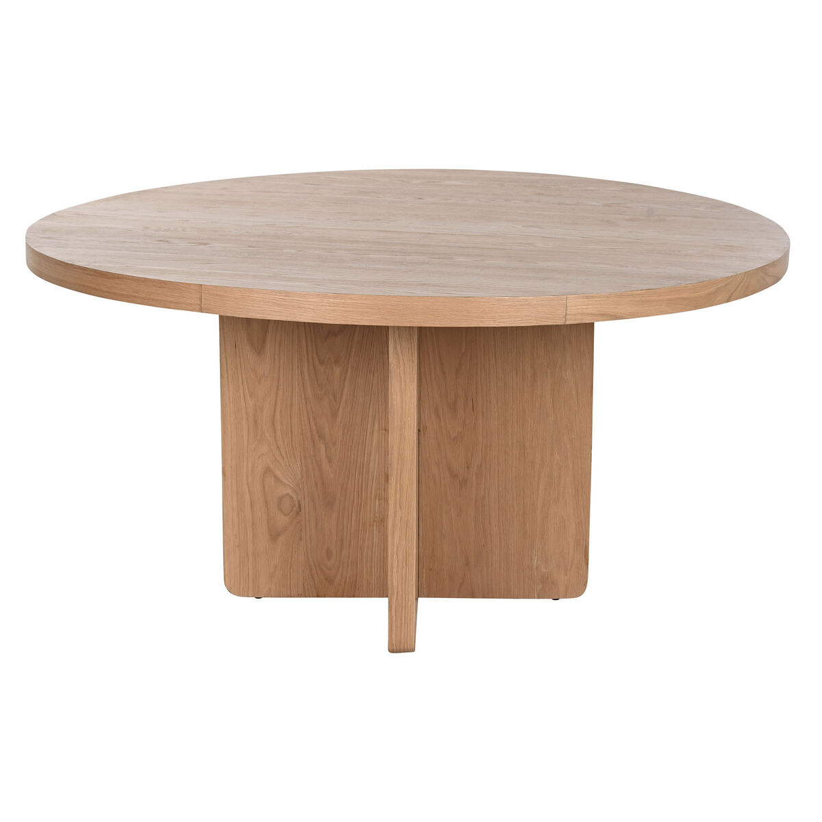 Matsalsbord Home ESPRIT Naturell tölgyfa 152 x 152 x 78 cm - 5