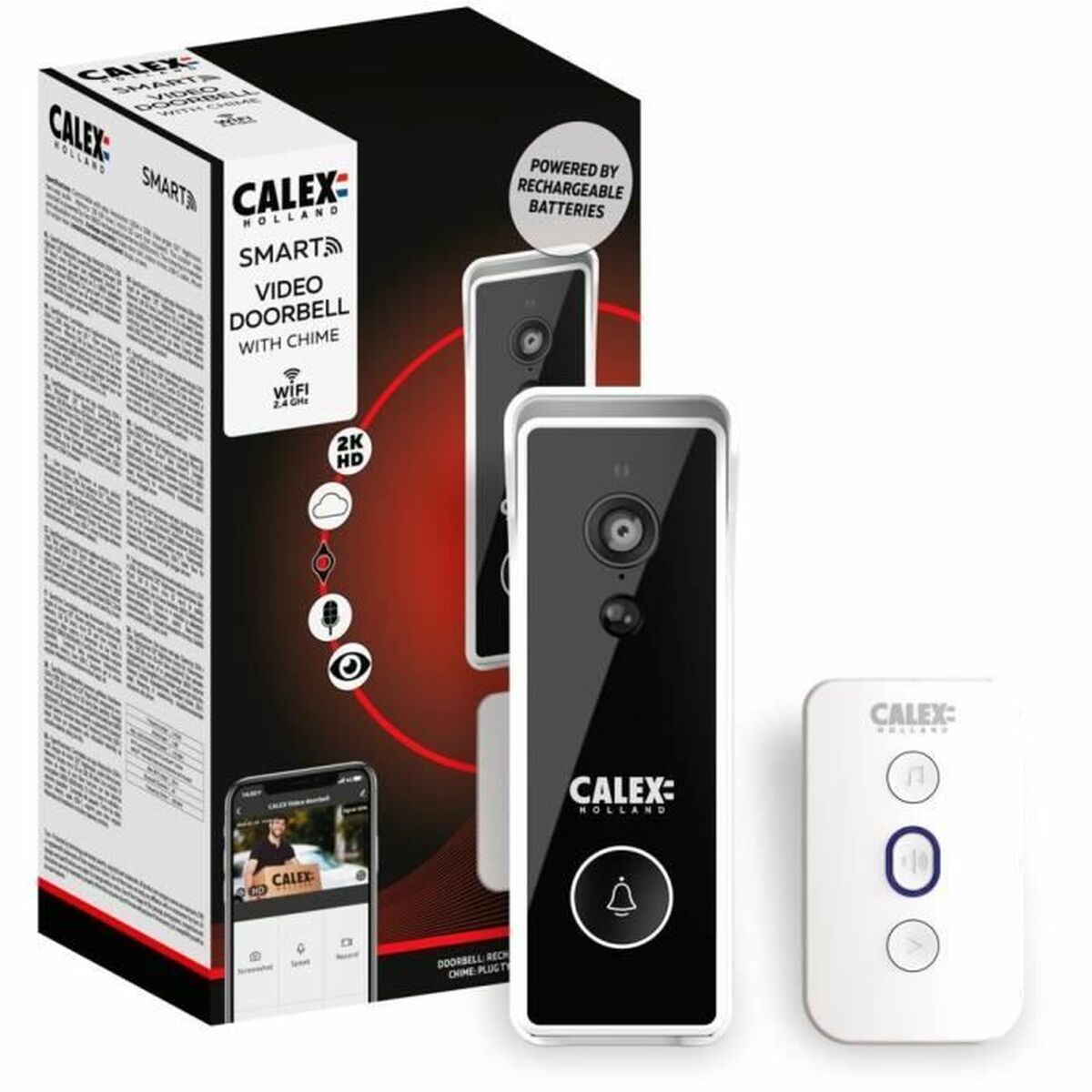 Smart interntelefon med video Calex SMART BATTERY - 3