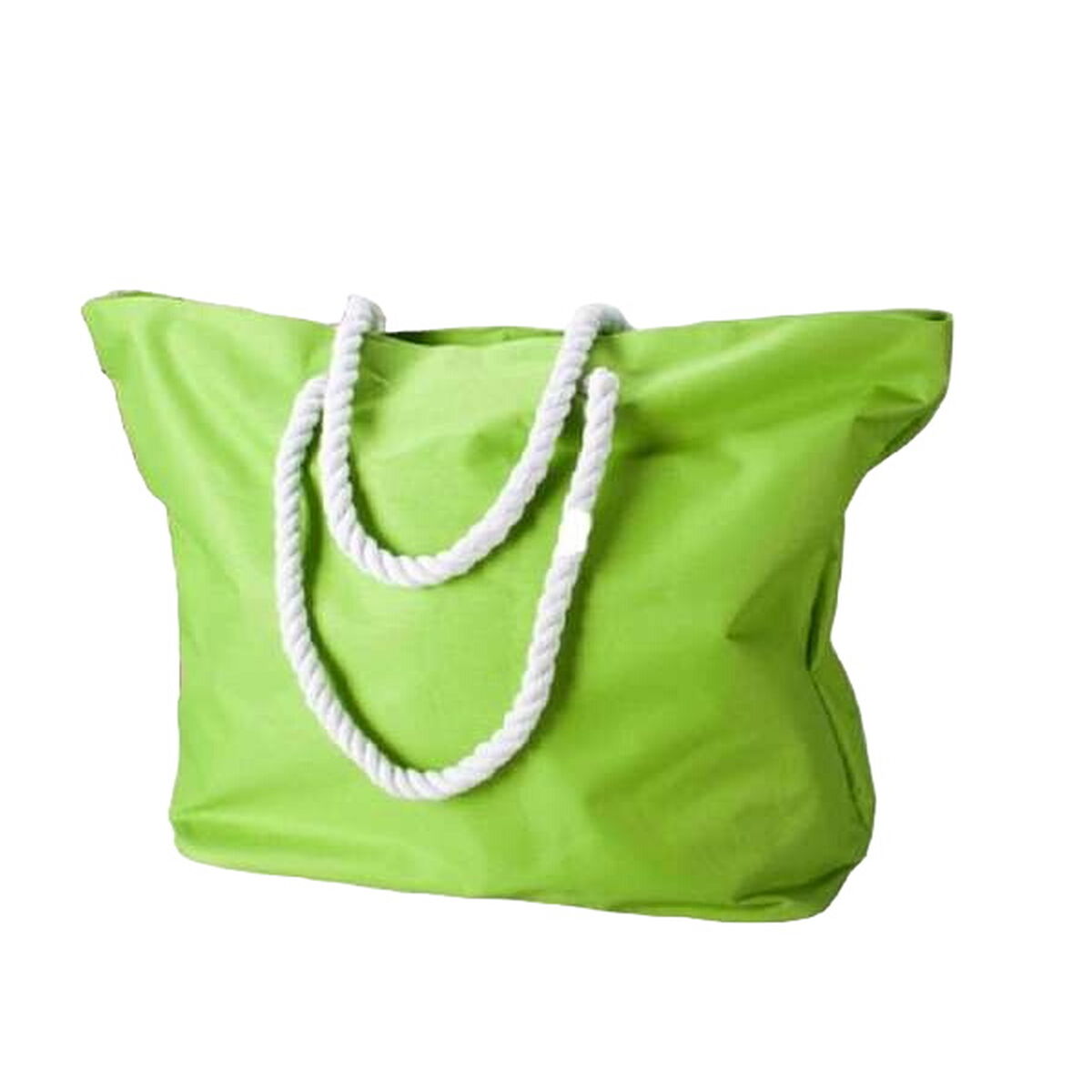 Strandväska Grön Rosa Oxford 59 x 19 x 40 cm - 3