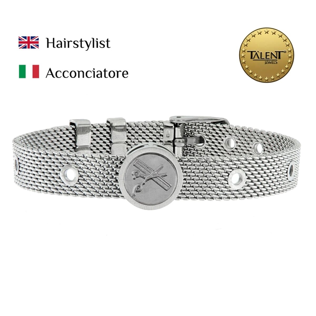 Unisexarmband Hairstylist Talent Jewels TJA-3-19-03-1-235 Silvrig - 2