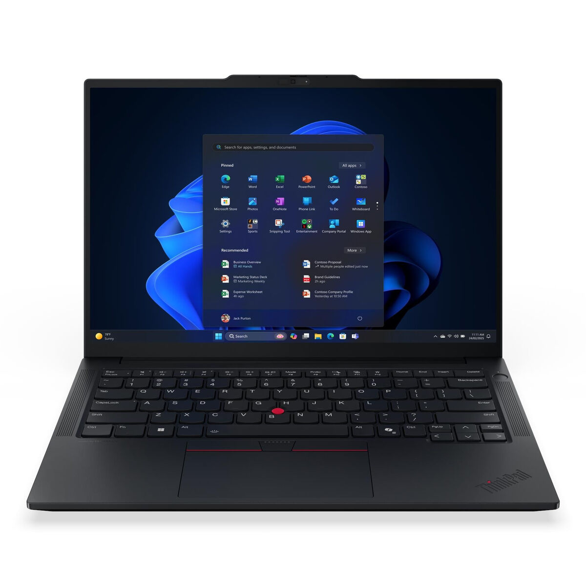 Bärbar dator Lenovo 21SX000QSP 14" 16 GB RAM 512 GB SSD Qwerty Spanska