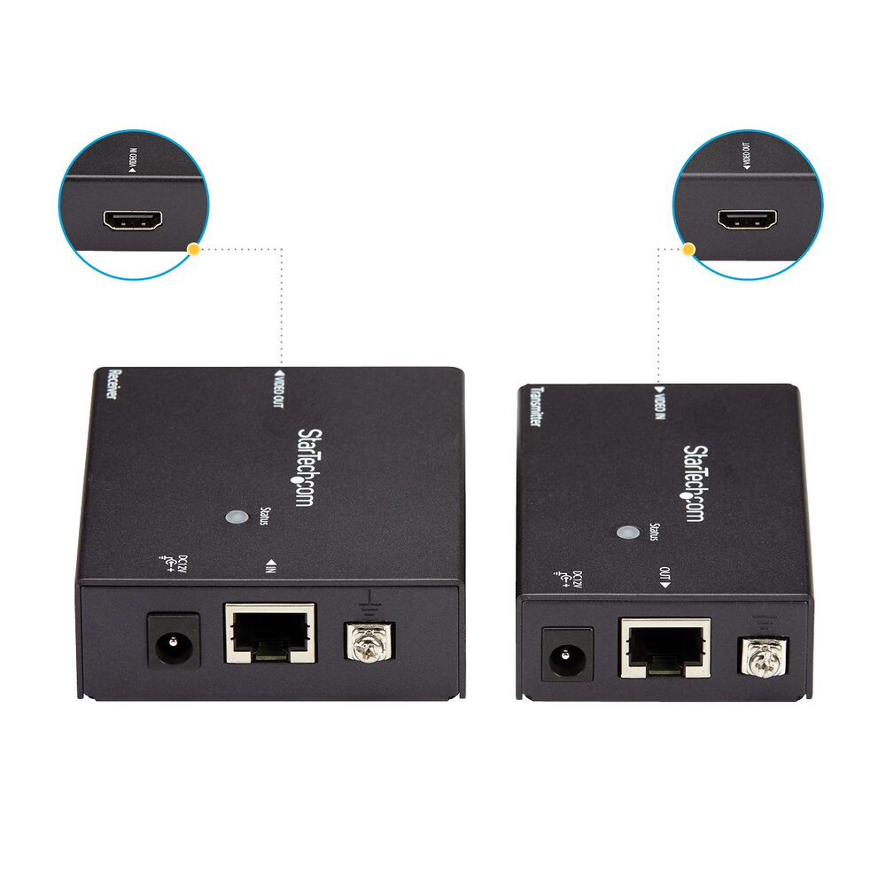Adapter Startech ST121HDBTE HDMI RJ-45 - 3