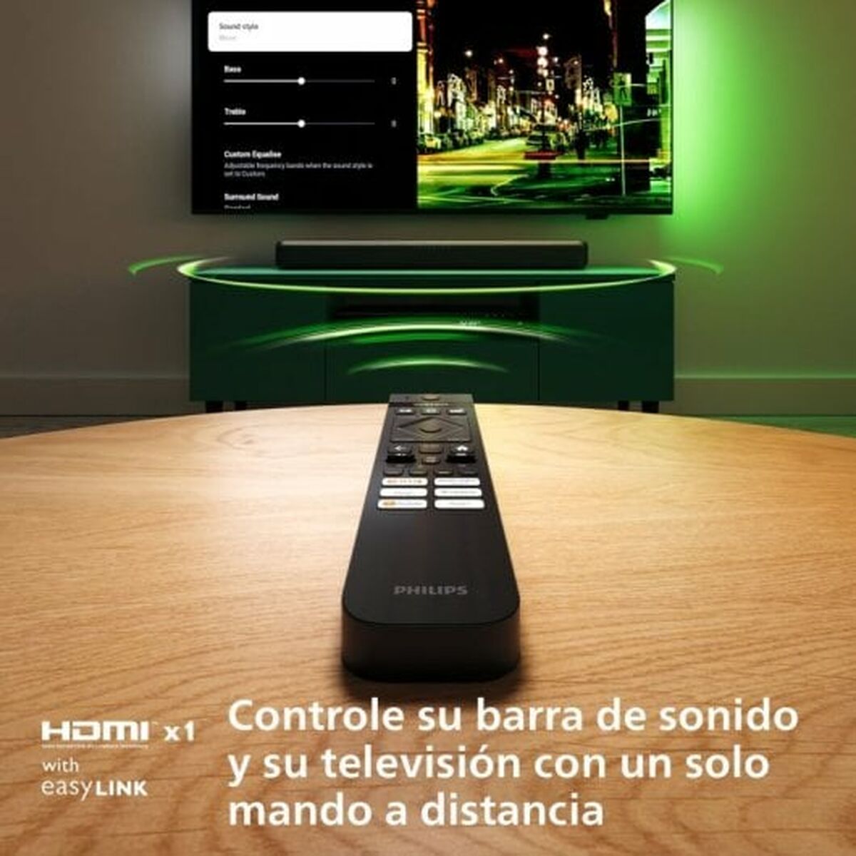 Soundbar Philips TAB5109/10 Grå 60 W - 7