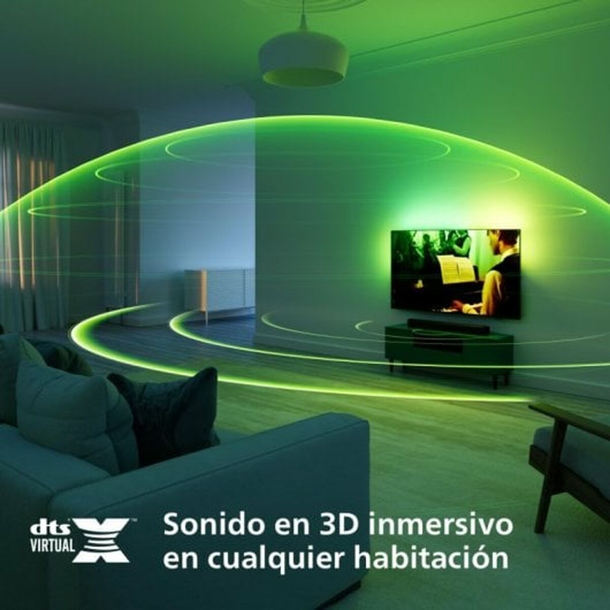 Soundbar Philips TAB5109/10 Grå 60 W - 3