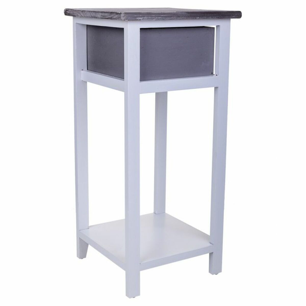 Nattduksbord Alexandra House Living Vit 30 x 63 x 30 cm - 5