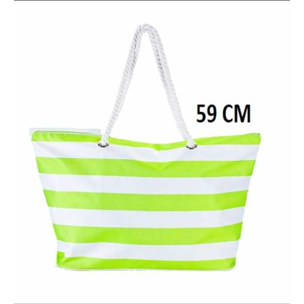 Strandväska Bismark Blå Vit Oxford 59 x 19 x 40 cm - 4