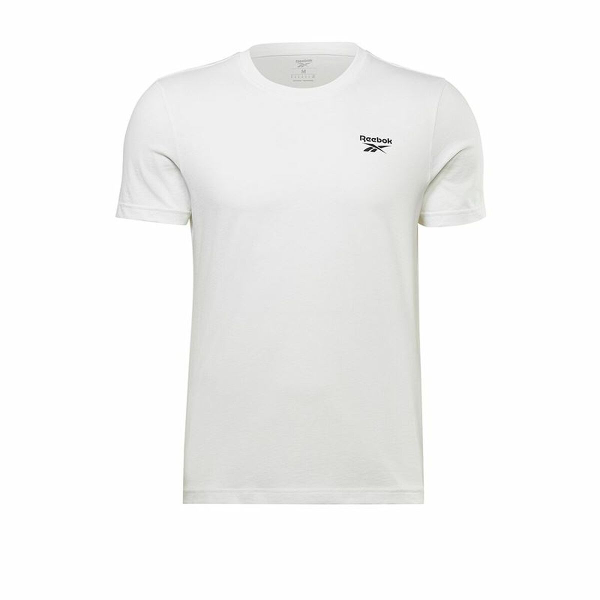T-shirt med kortärm Herr Reebok Identity Left Chest Logo Vit