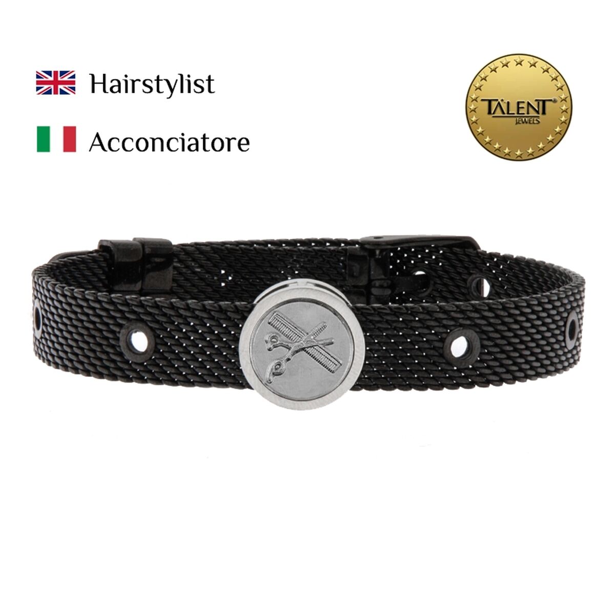 Unisexarmband Hairstylist Talent Jewels TJA-3-19-03-2-235 Svart - 2
