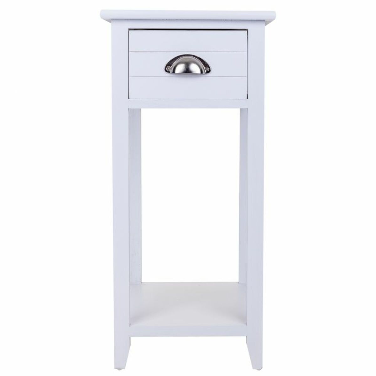 Nattduksbord Alexandra House Living Vit 30 x 63 x 30 cm - 2