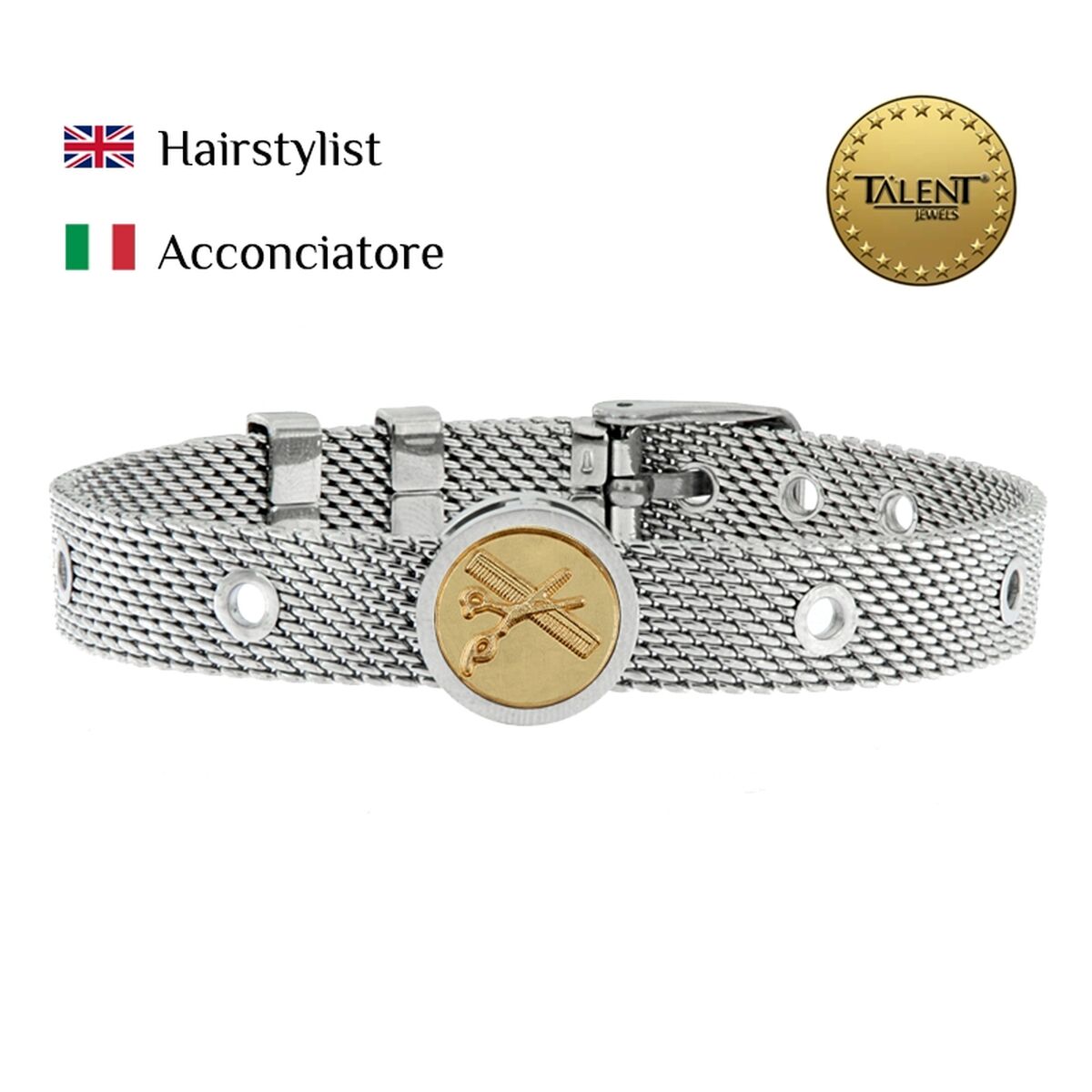 Unisexarmband Hairstylist Talent Jewels TJA-3-19-01-1-235 Silvrig - 2