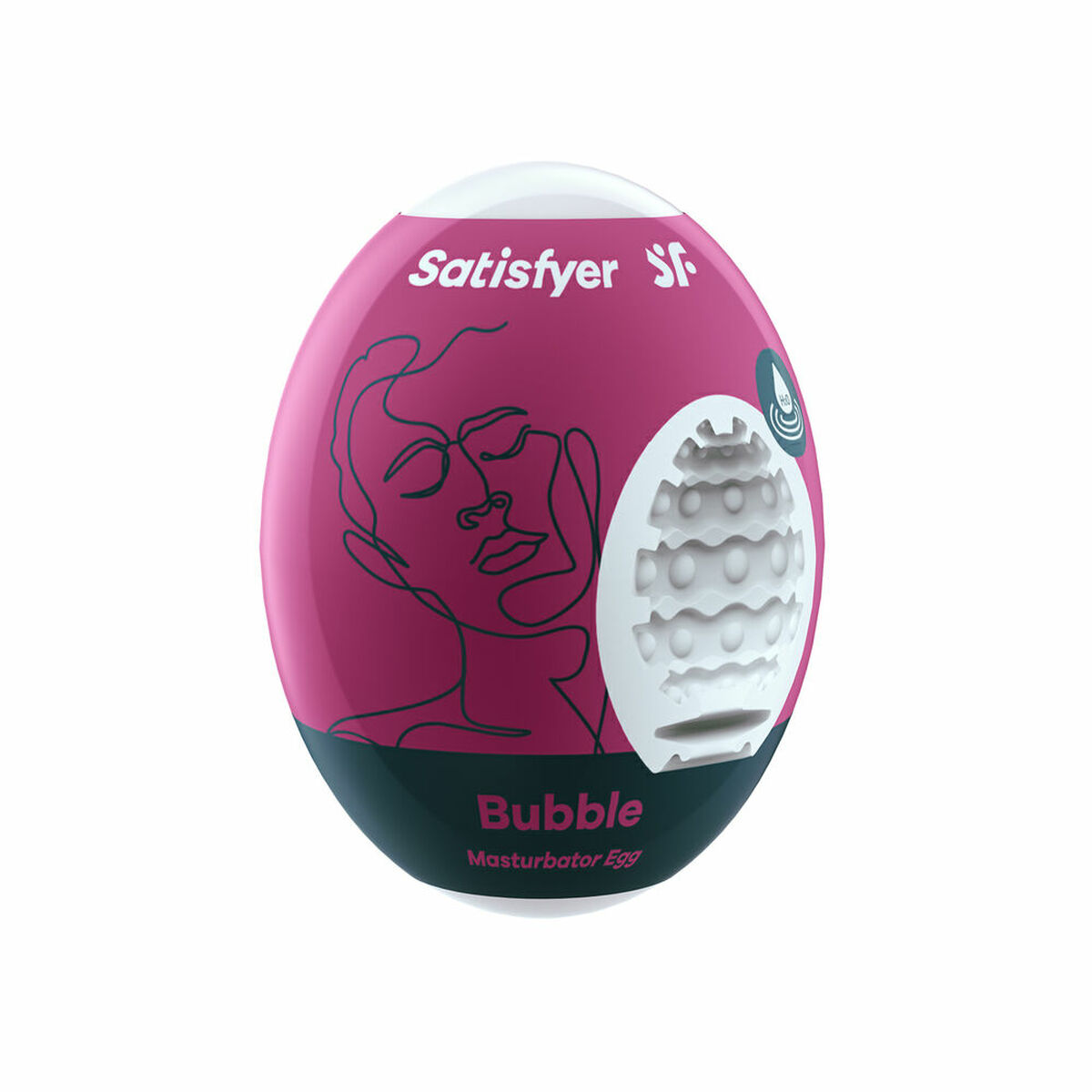 Onani-ägg Satisfyer Bubble Hydro Active Cerise