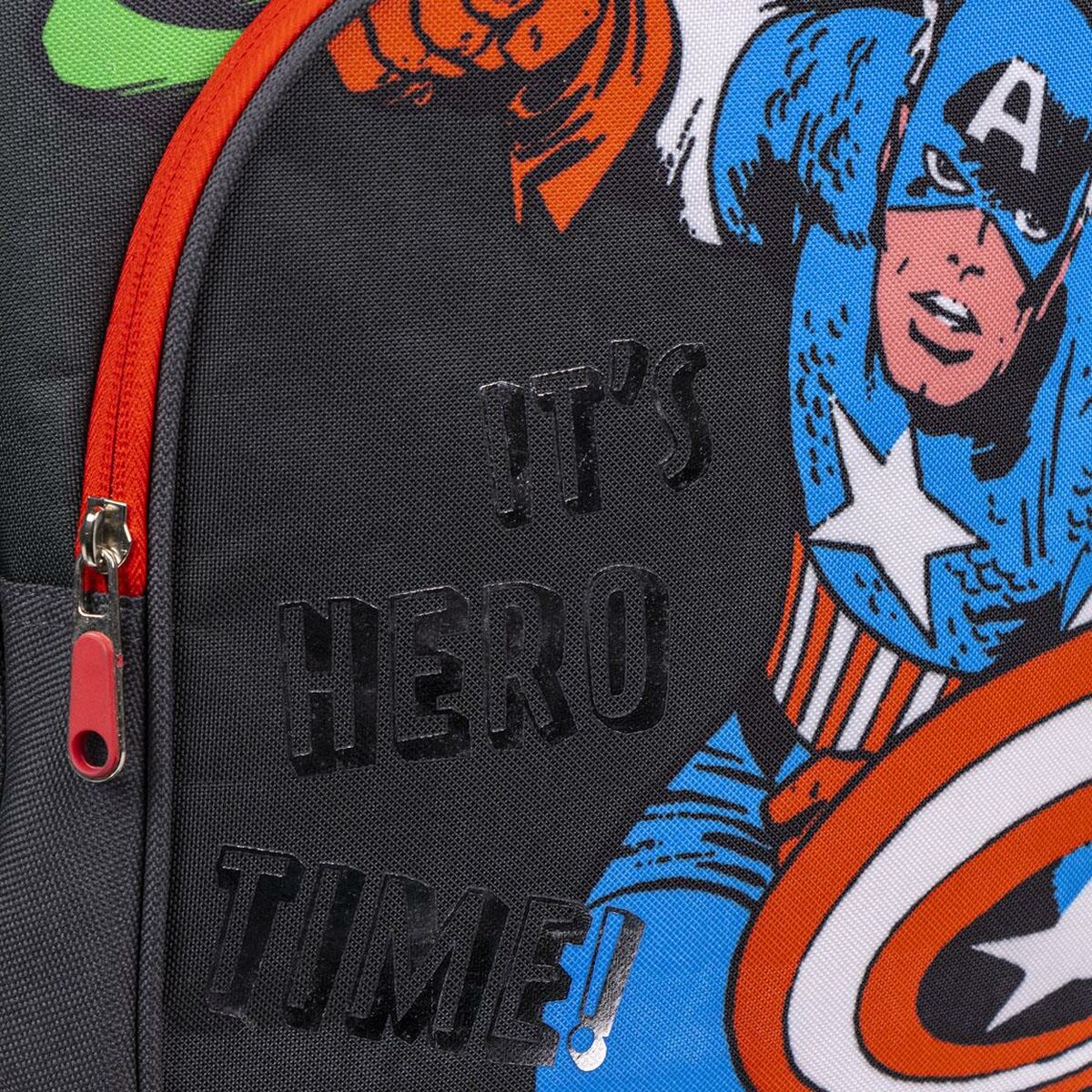 Skolryggsäck The Avengers Svart 32 x 15 x 42 cm - 6