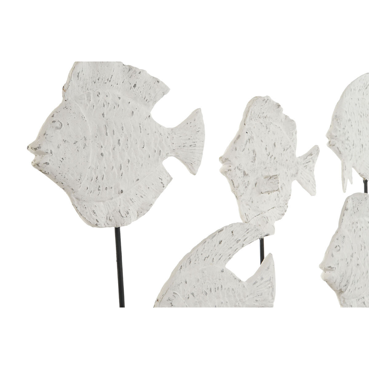 Prydnadsfigur Home ESPRIT Vit Naturell Spiraler Medelhavs 51 x 7,5 x 36 cm - 4
