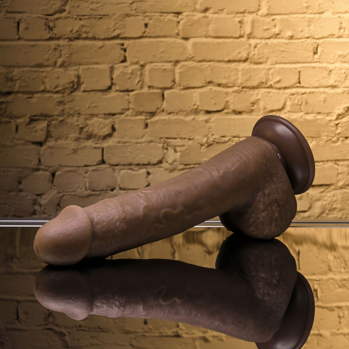 Realistisk dildo Selopa Selopa TPE Ø 3,9 cm (15,9 cm) - 8