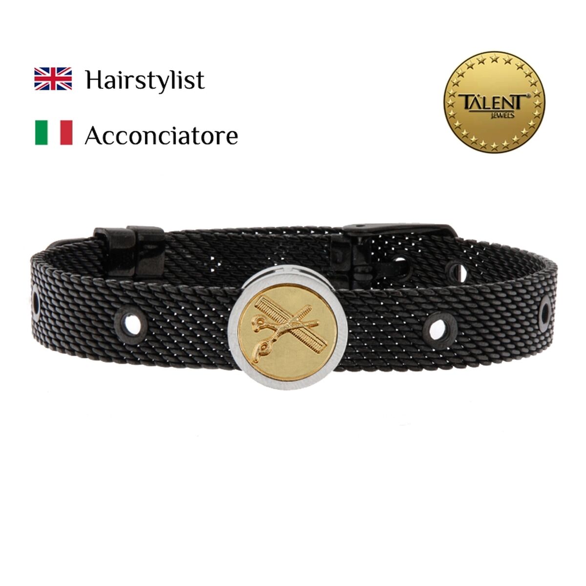 Unisexarmband Hairstylist Talent Jewels TJA-3-19-01-2-235 Svart - 2