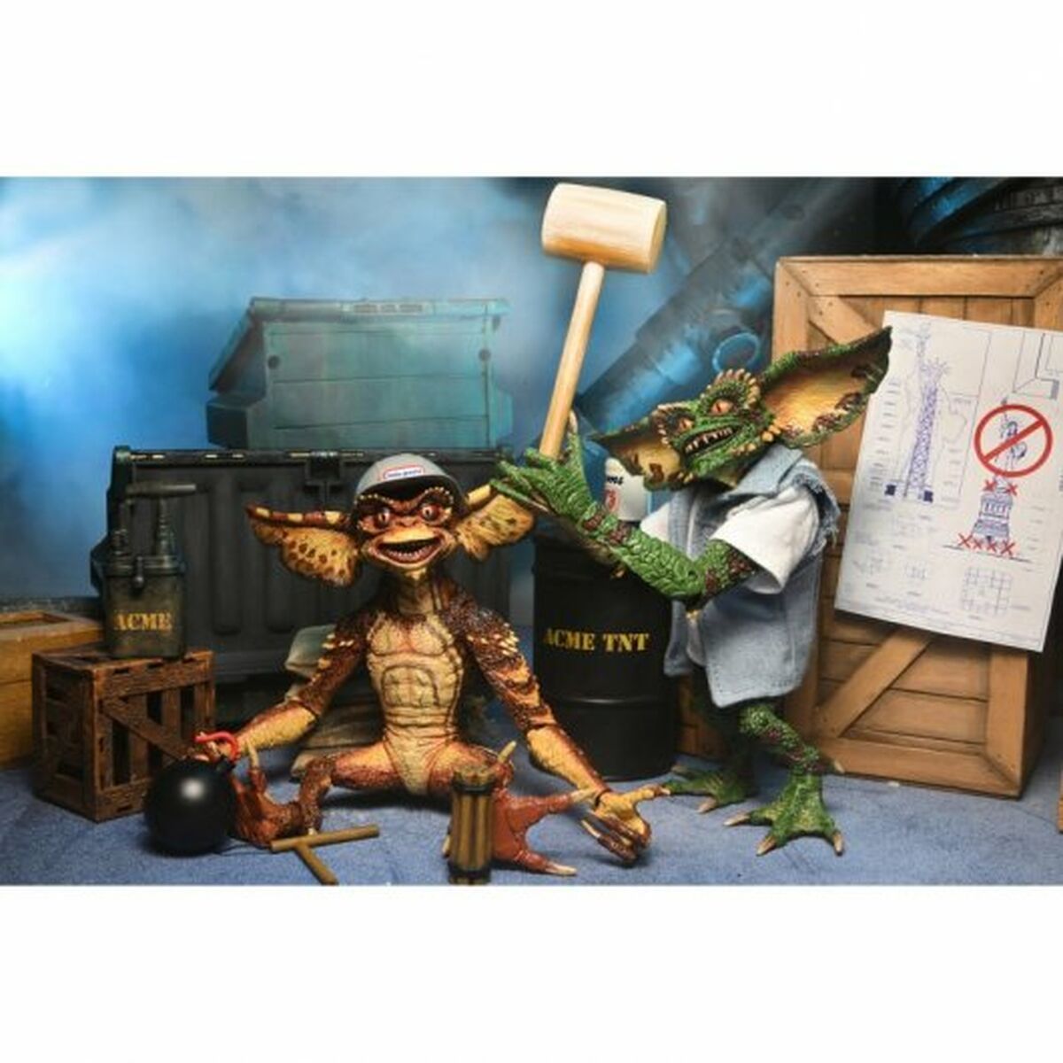 Actionfigurer Neca Gremlins 2 Ultimate Demolition Skräck - 4
