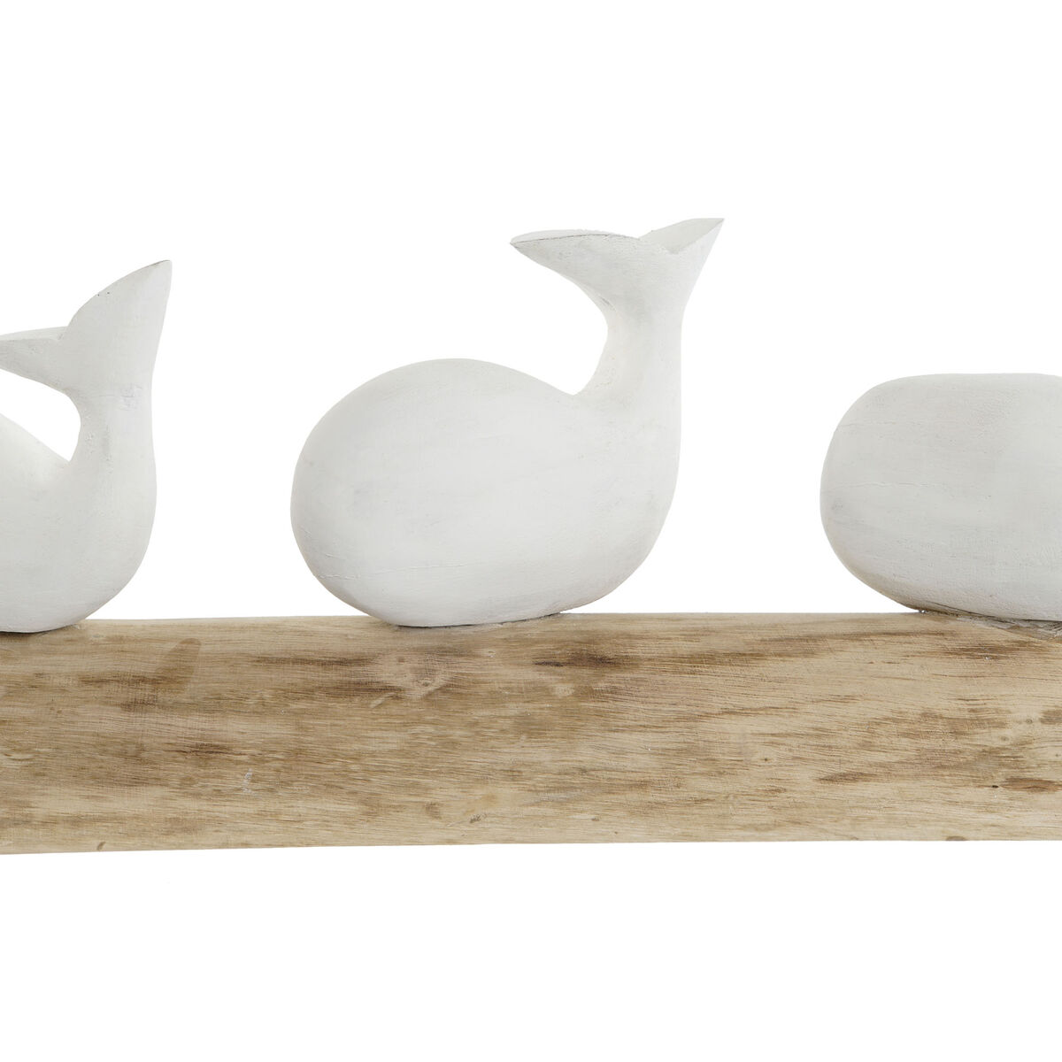 Prydnadsfigur Home ESPRIT Vit Naturell Val Medelhavs 52 x 12 x 21 cm - 2