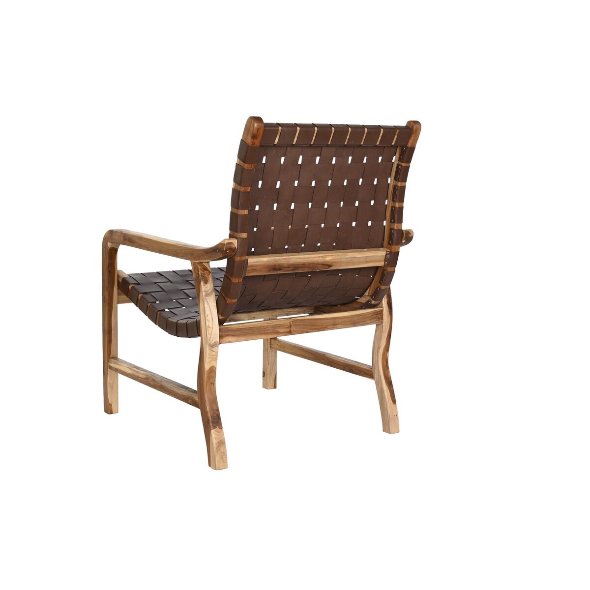 Fåtölj DKD Home Decor Brun Teak 66 x 73 x 96 cm - 2