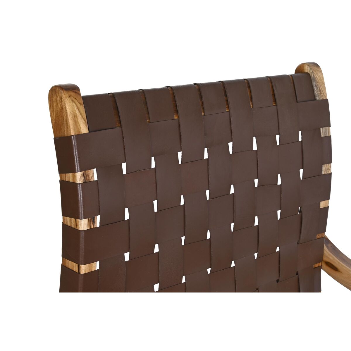 Fåtölj DKD Home Decor Brun Teak 66 x 73 x 96 cm - 5