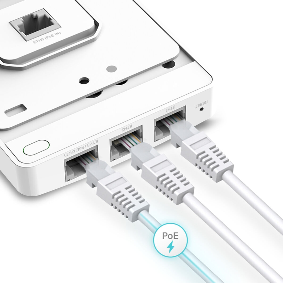 Anslutningspunkt TP-Link EAP235-WALL Vit Svart - 3