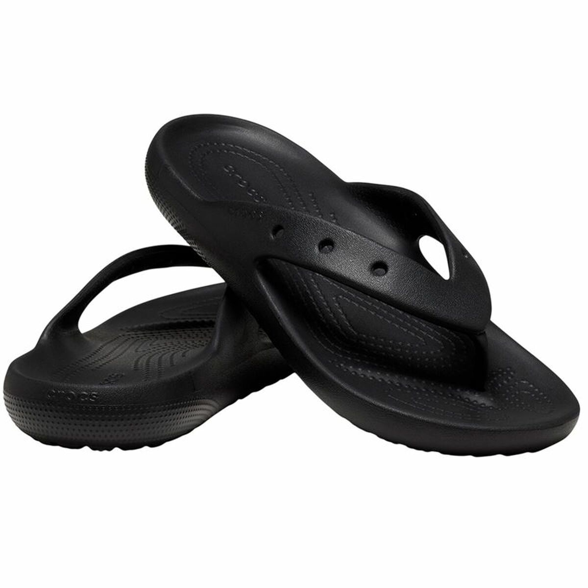 Strandtofflor för barn Crocs Flip v2 Svart - 4