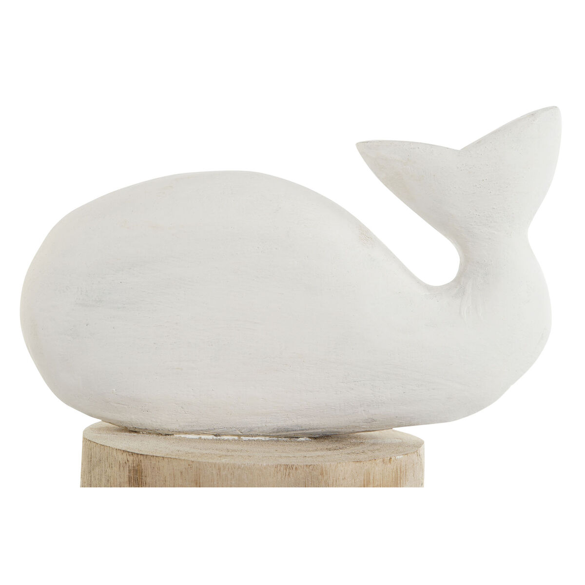 Prydnadsfigur Home ESPRIT Vit Naturell Val Medelhavs 17 x 10 x 28 cm - 2