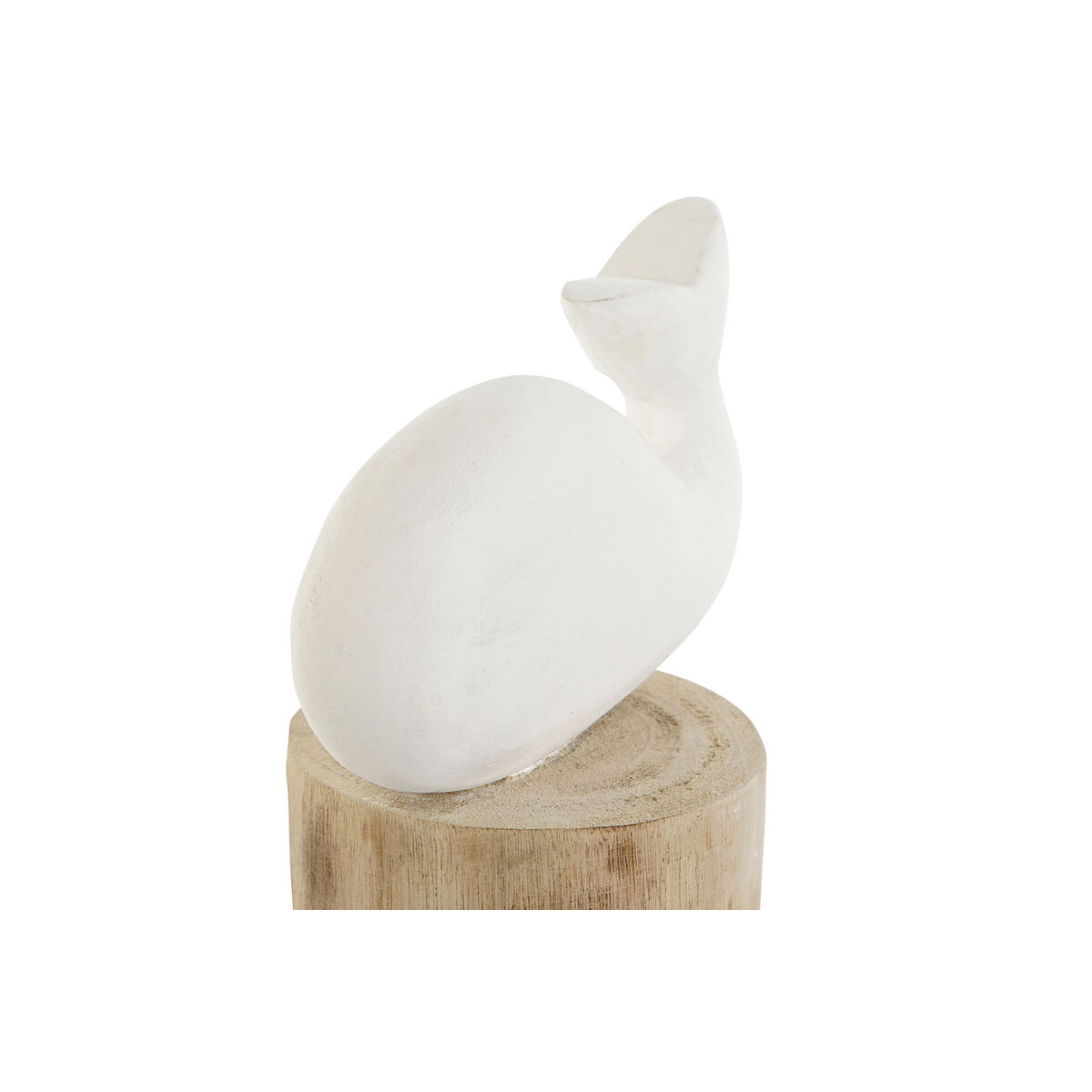 Prydnadsfigur Home ESPRIT Vit Naturell Val Medelhavs 17 x 10 x 28 cm - 4