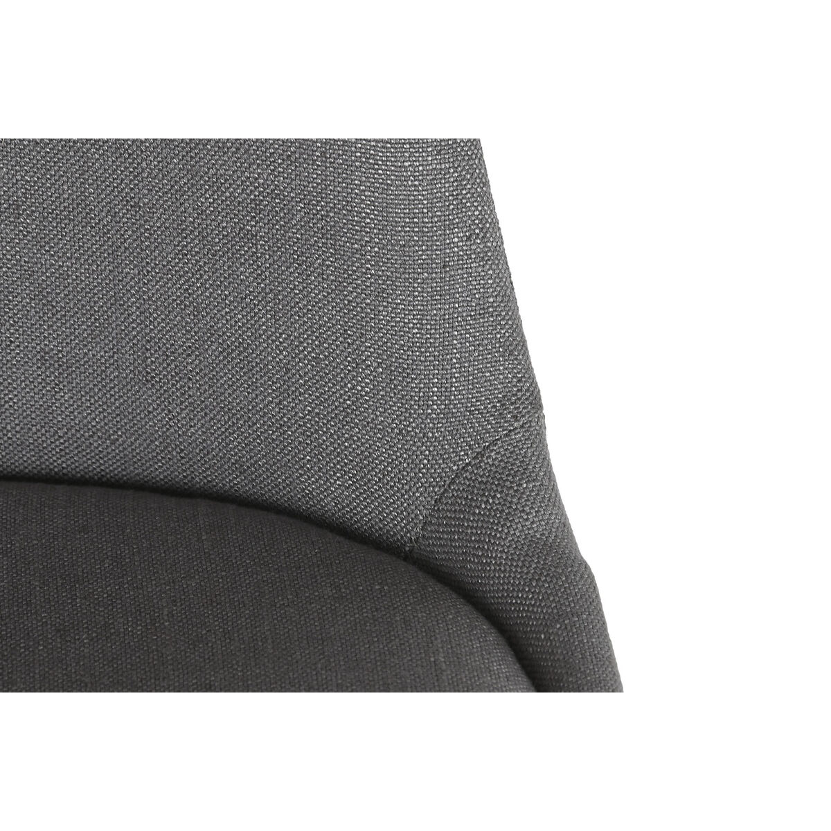 Matsalsstol DKD Home Decor Polyester Mörkgrå Tölgy (48 x 44 x 84 cm) - 4