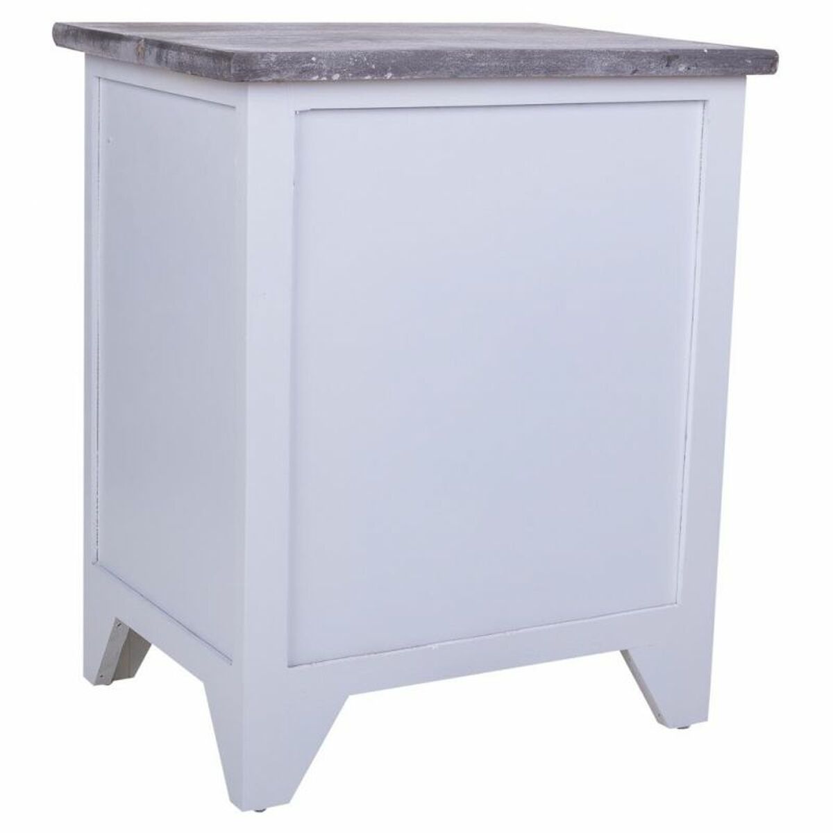 Nattduksbord Alexandra House Living Vit 28 x 45 x 38 cm - 5