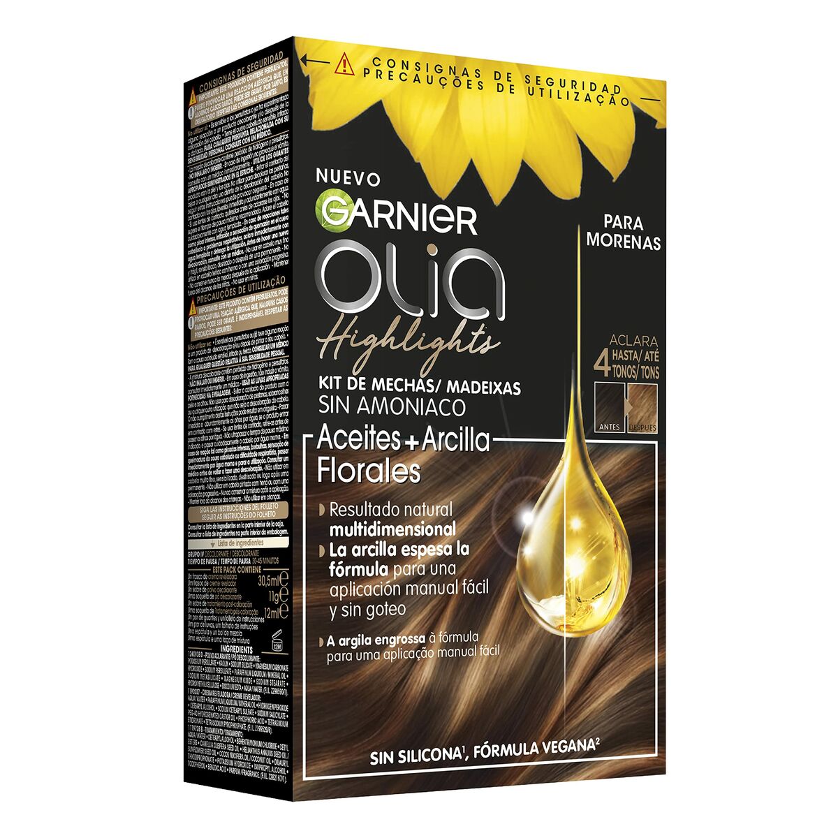 Permanent hårfäg Garnier Olia Mörk Vekar