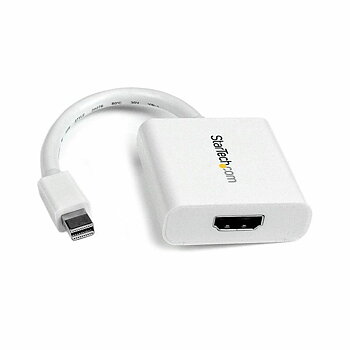 Adapter Mini Display Port till HDMI Startech MDP2HDW              Vit