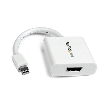 Adapter Mini Display Port till HDMI Startech MDP2HDW              Vit