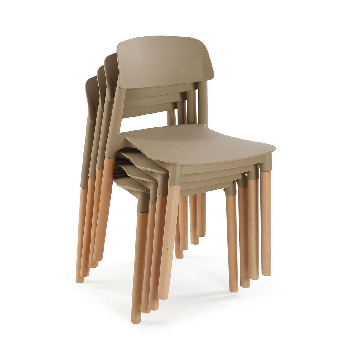 Stol Versa Beige 45 x 76 x 42 cm (4 antal) - 6