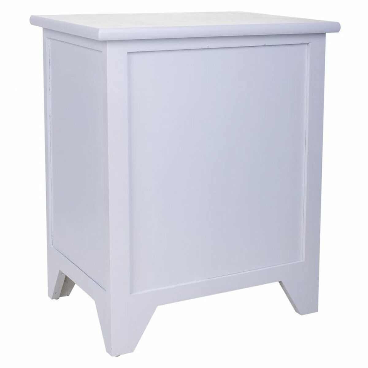 Nattduksbord Alexandra House Living Vit 28 x 45 x 38 cm - 5