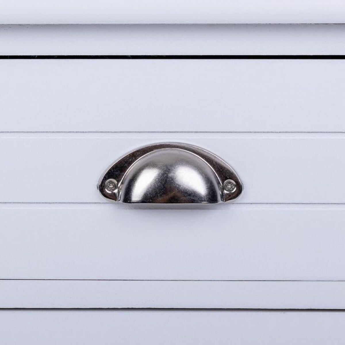 Nattduksbord Alexandra House Living Vit 28 x 45 x 38 cm - 7
