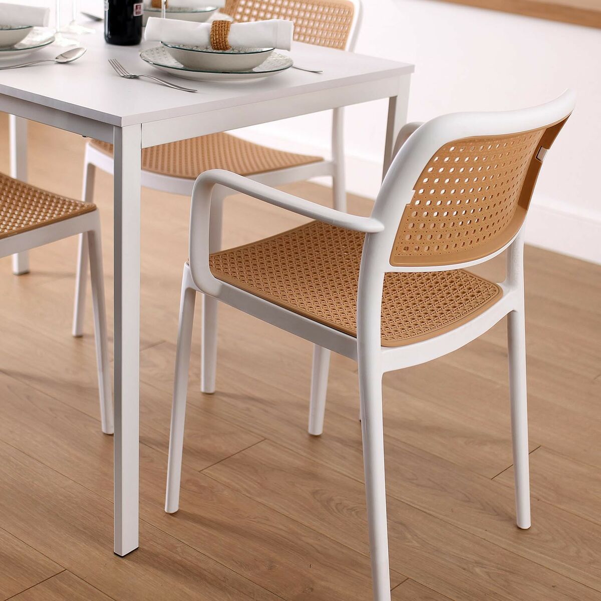 Stol Versa Venus Vit 58 x 81,5 x 55 cm (4 antal) - 3