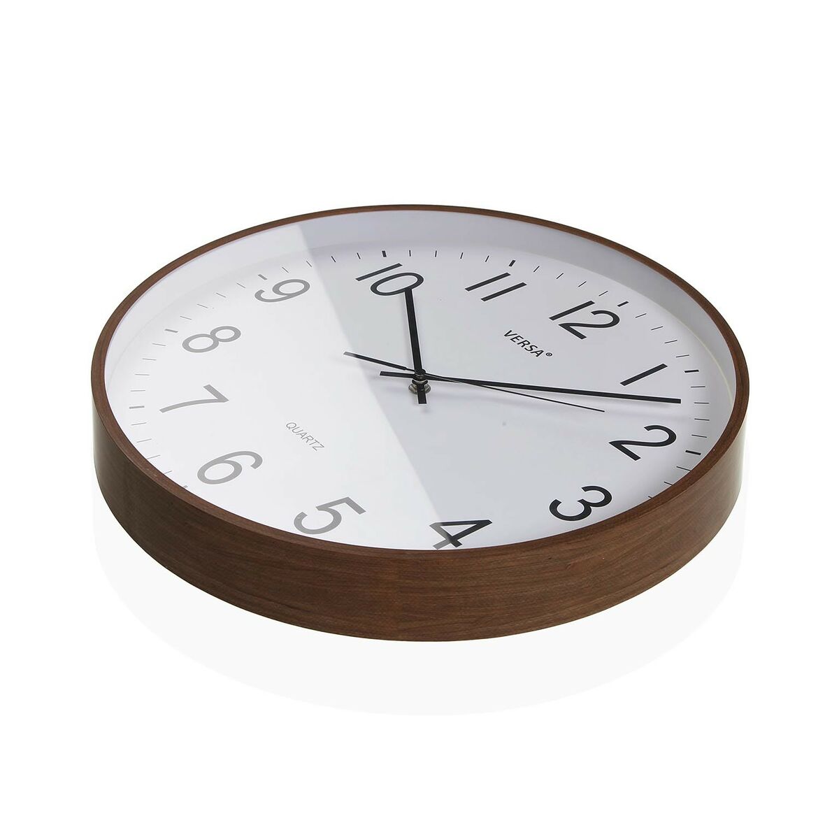 Väggklocka Versa Plast Kvarts Trä MDF 5,5 x 40 x 40 cm - 2