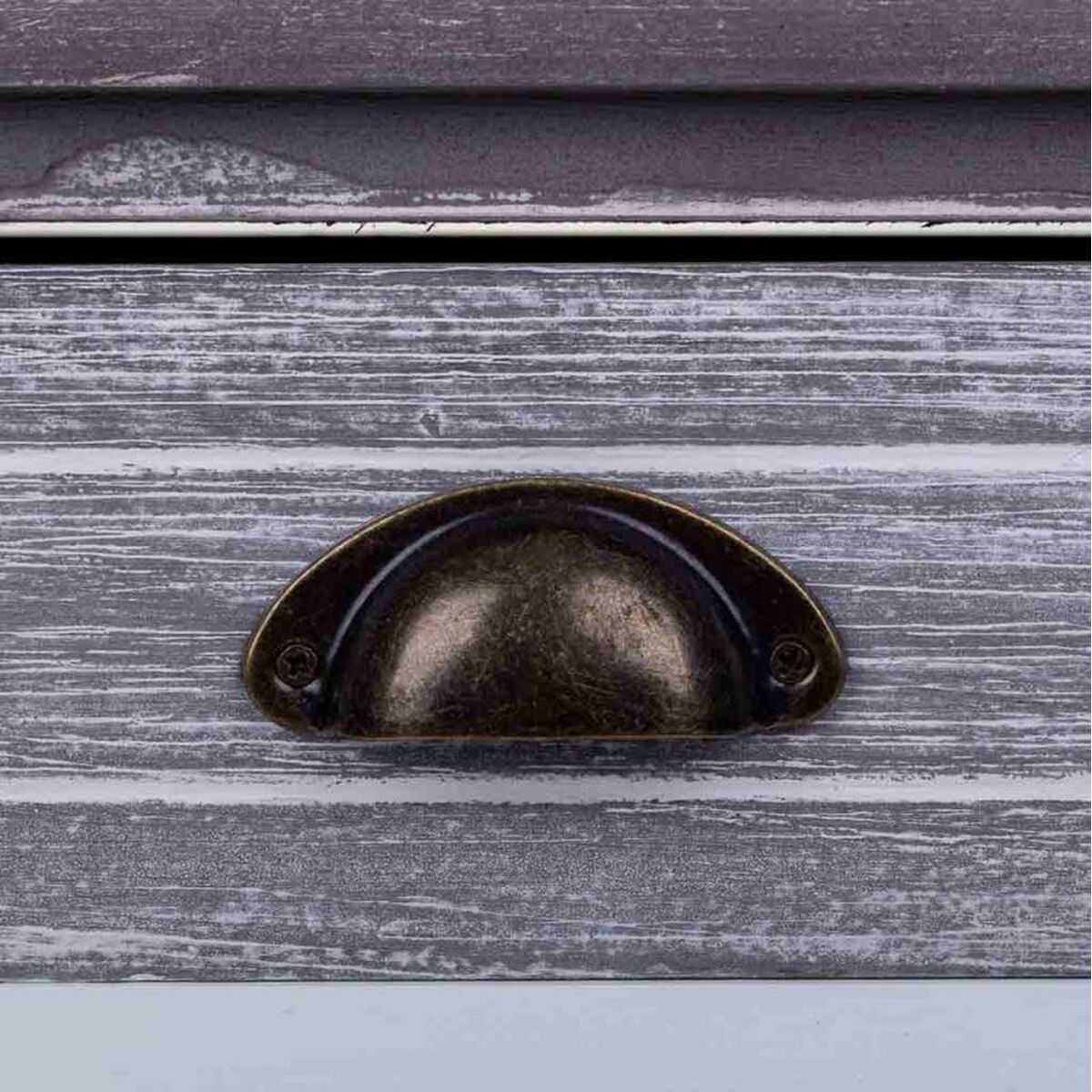 Nattduksbord Alexandra House Living Vit 29 x 42 x 40 cm - 8