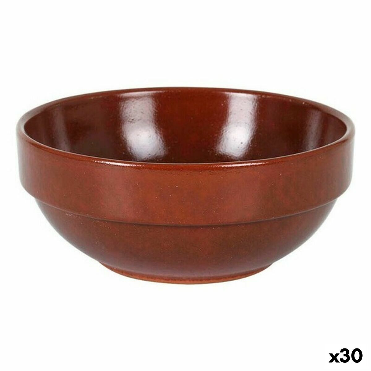 Skål Azofra Stapelbara Brun 13,3 x 5,5 cm (30 antal) (13,3 x 5,5 cm) - 3