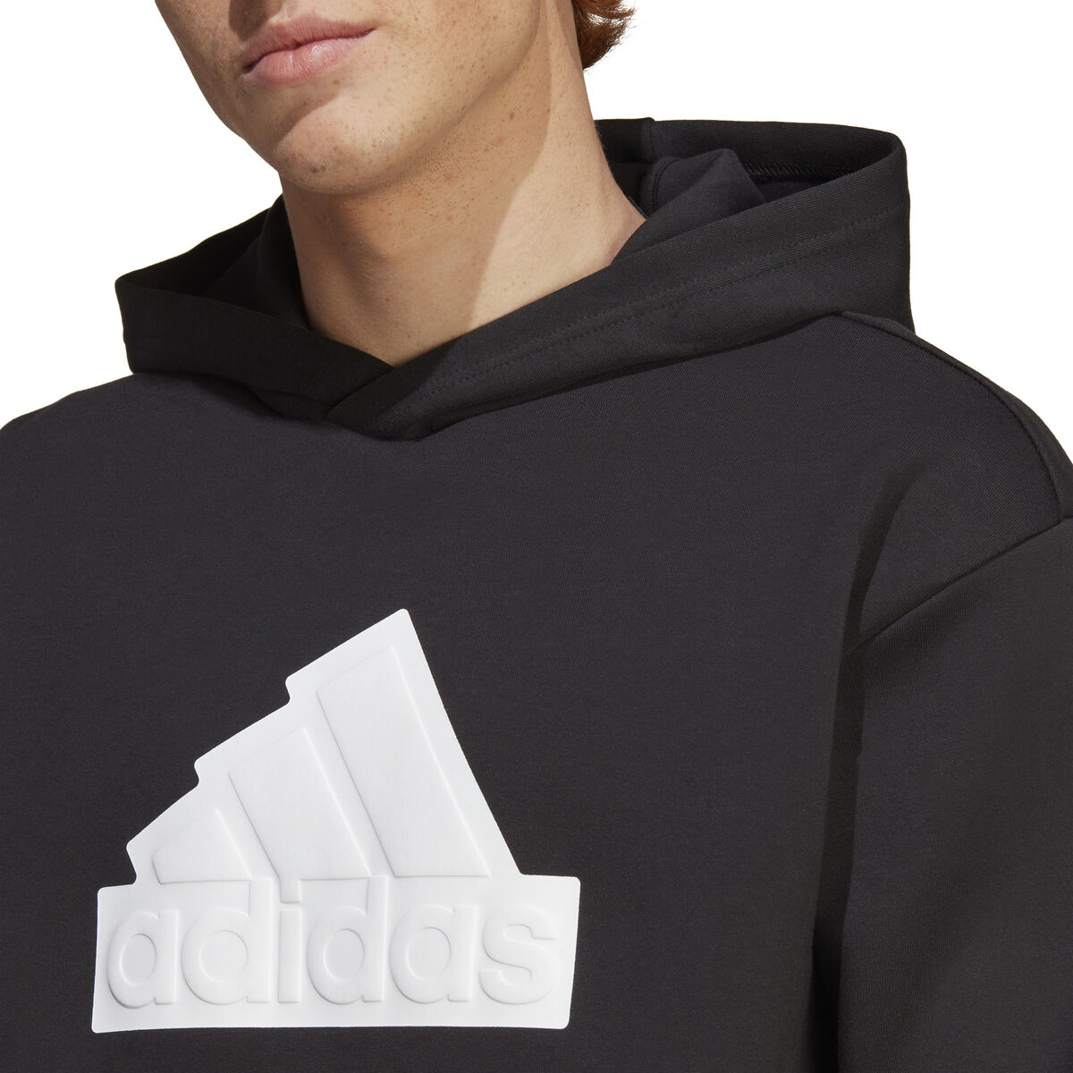 Tröja med huva Herr Adidas FI BOS HD IC3745 Svart - 3