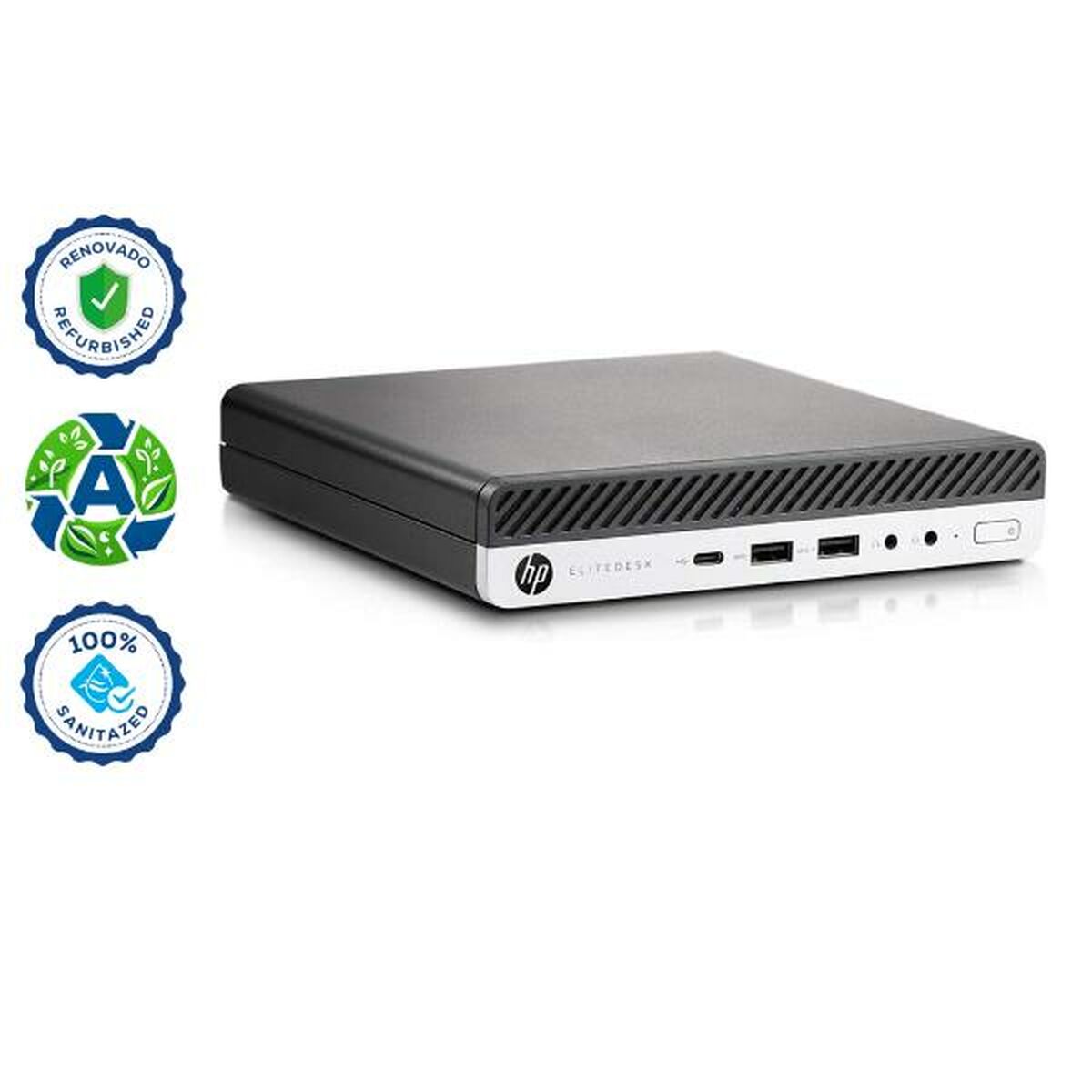 Mini PC HP 800G3 Intel Core i5-7500T 8 GB RAM 256 GB SSD (Renoverade A) - 2